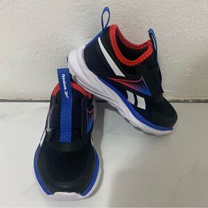 Reebok Lite Spinner Boys' Pre-School Shoes Black Red Sneakers Size 7